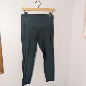 Offline by Aerie Real Me Extra 7/8 Leggings, High Rise, Dark Green, L